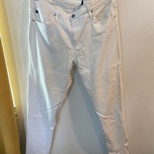 White AG denim, The Stevie Ankle